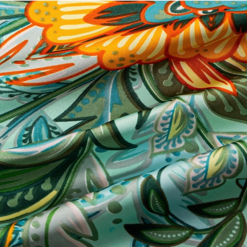 Women Head Hair Scarf Like Satin Silk Scarf Sleeping Hair Wrapping Night 27.5" - Picture 5 of 7